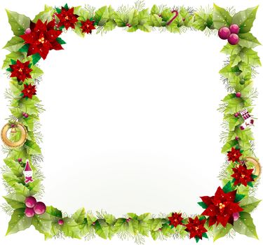 Christmas background design to add any text in the middle.