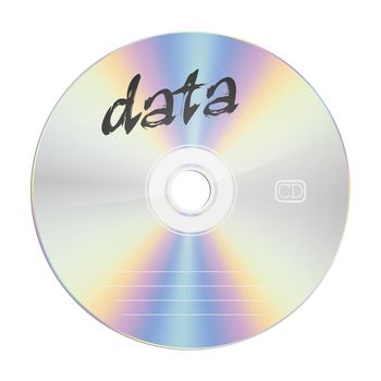 An image of a security compact disc data