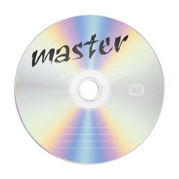 An image of a security compact disc master