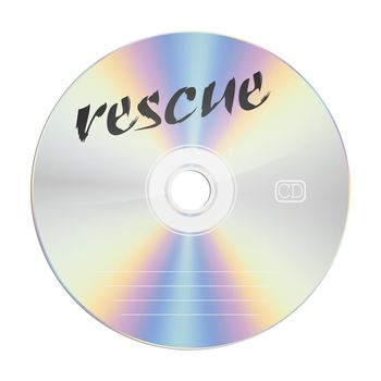 An image of a security compact disc rescue