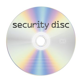 An image of a security compact disc