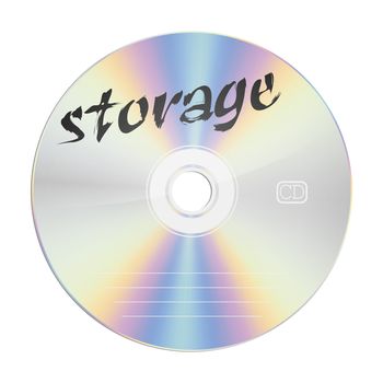 An image of a security compact disc storage