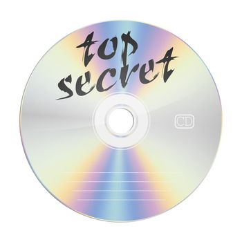 An image of a security compact disc top secret