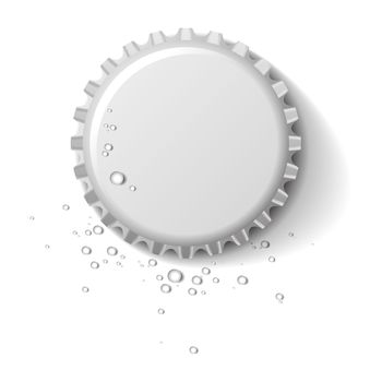 An image of a nice bottle cap wet