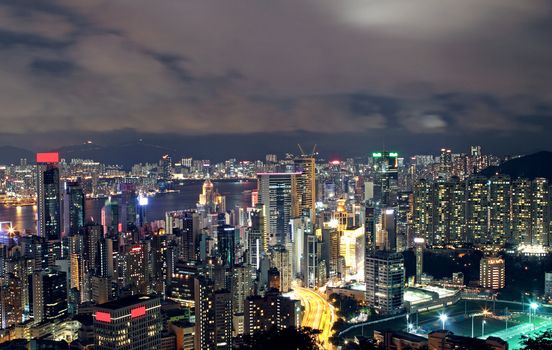 Hong Kong at night 
