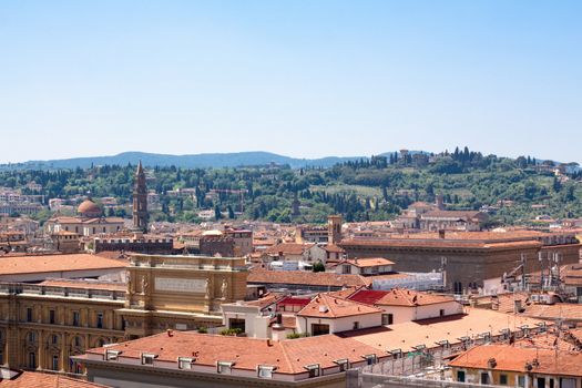 A Florence view from the cathedral bell-tower
