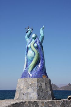 Turgutreis Turkey Harbour Entrance Statue