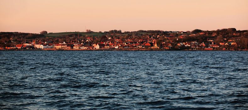 Bornholm coastline in the early morning.