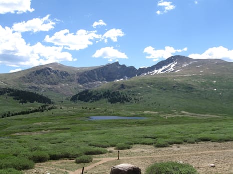 The Start of Mt. Bierstadt in Colorado