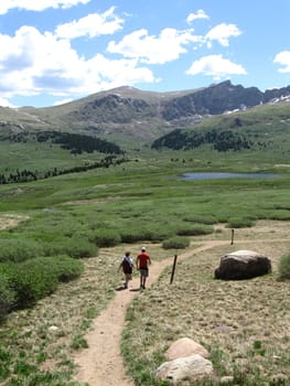 The Start of the Mt. Bierstadt 14er