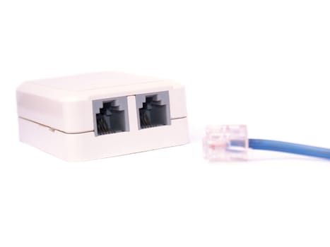 Cable dial-up is not connected to the modem.