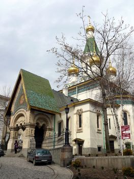 Russian church in Sofia, Bulgaria