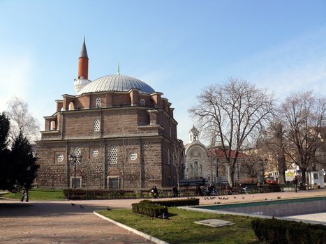 Banya Bashi Mosque in Sofia. Bulgaria