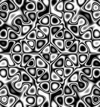 Abstract image - oscillating chaos - pattern - ornament