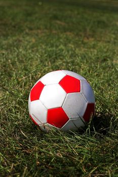  Soccer ball on the grass