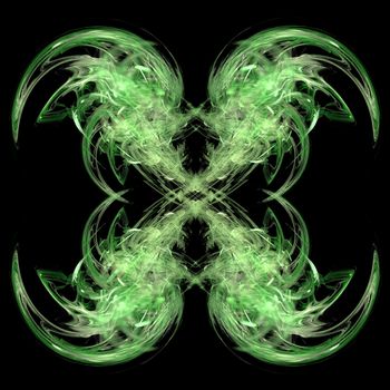 Abstract Symmetrical Fractal Background