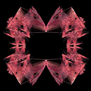 Abstract Symmetrical Fractal Background