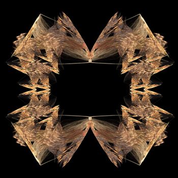 Abstract Symmetrical Fractal Background