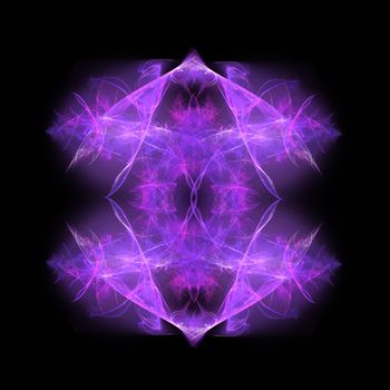 Abstract Symmetrical Fractal Background