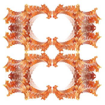 Abstract Symmetrical Fractal Background