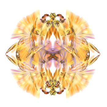 Abstract Symmetrical Fractal Background