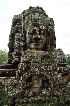 Bayon Temple at Angkor Siem Reap Cambodia
