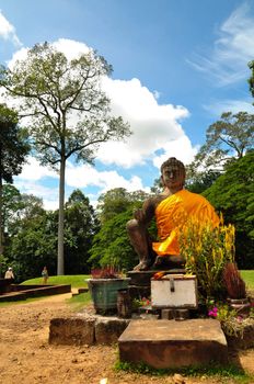 Statue at Angkor Wat, Cambodia