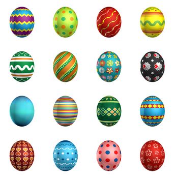 Easter eggs, big pack collection