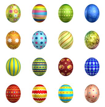 Easter eggs, big pack collection