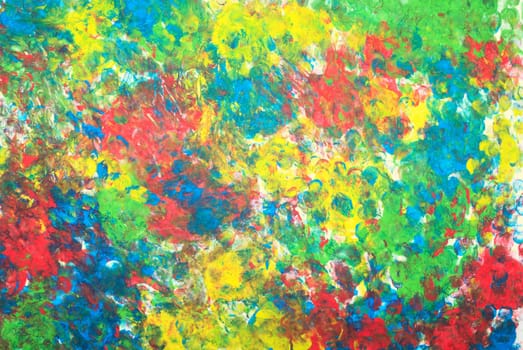 Colorful abstract background of ink painting