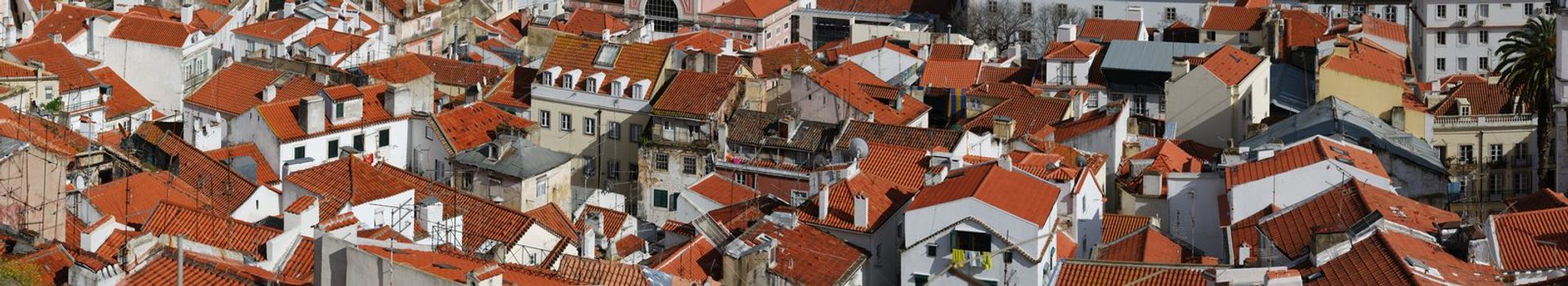 photo of rooftops in the capital of Portugal, Lisbon