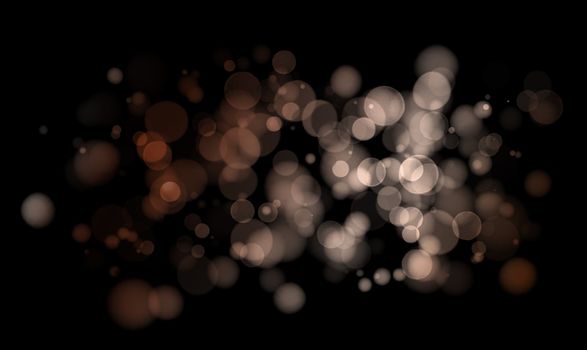 Glowing Christmas light abstract background - Merry Christmas and happy New year