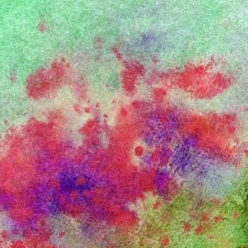 Abstract paint background: watercolor on a fabric, natural woollen mohair