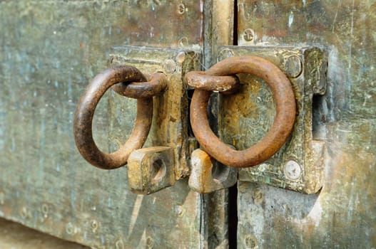 unlock on an old door