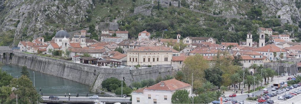 Orthodox church within the city walls. The Old City of Kotor is a well preserved urbanisation typical of the Middle Ages, built between the 12th and 14th century.