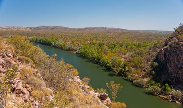 the view and the beauty of Katherin Gorge, australia 