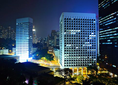 Hong Kong at night