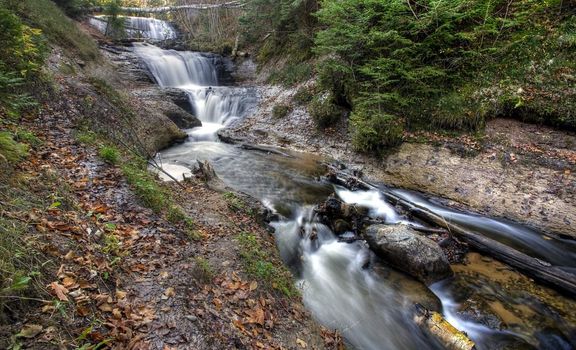 Northern Michigan UP Waterfalls Upper Peninsula Autumn Fall Colors