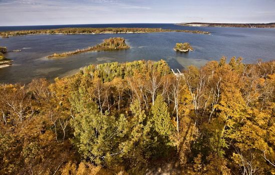 Potawatomi State Park Autumn fall colors