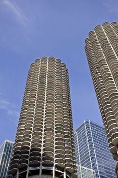 Chicago Cityscape downtown Millenium Park Michigan Avenue