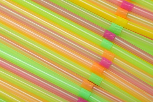 Closeup photo of party straws, good as a background