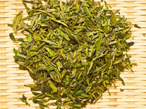 dried chinese tea leaves