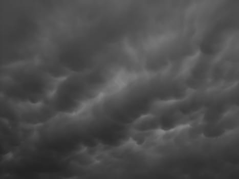 Threatening storm clouds over northern Illinois.