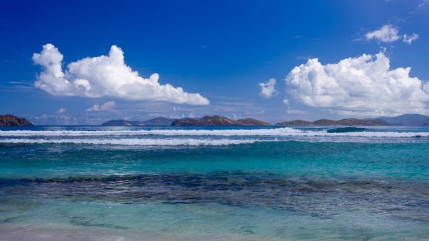 Bay on the Caribbean island of St Thomas in the US Virgin Islands