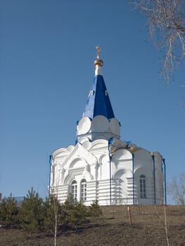 Springtime.Kazan.Zilantov priory. Christianity.Orthodoxy.