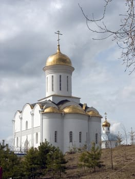 Springtime.Kazan city.Zilantov priory.