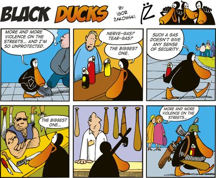 Black Ducks Comic Strip episode 43