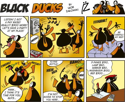 Black Ducks Comic Strip episode 47