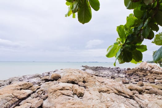 Beaches, rocky areas. The sea east of Thailand.