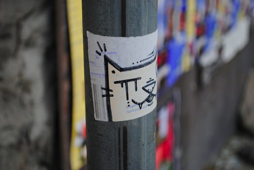 A street art piece.